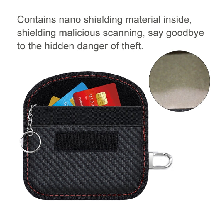 Carbon Fiber RFID Card Case Radiation-Proof Car Key Signal Shielding Bag, 10.5 x 6.5cm, 11.5 x 7.5cm Carbon Fiber RFID Card Case Radiation-Proof Car Key Signal Shielding Bag, 10.5 x 6.5cm, 11.5 x 7.5cm